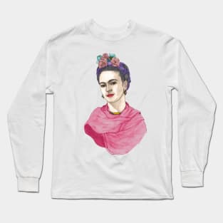 Frida Kahlo Long Sleeve T-Shirt